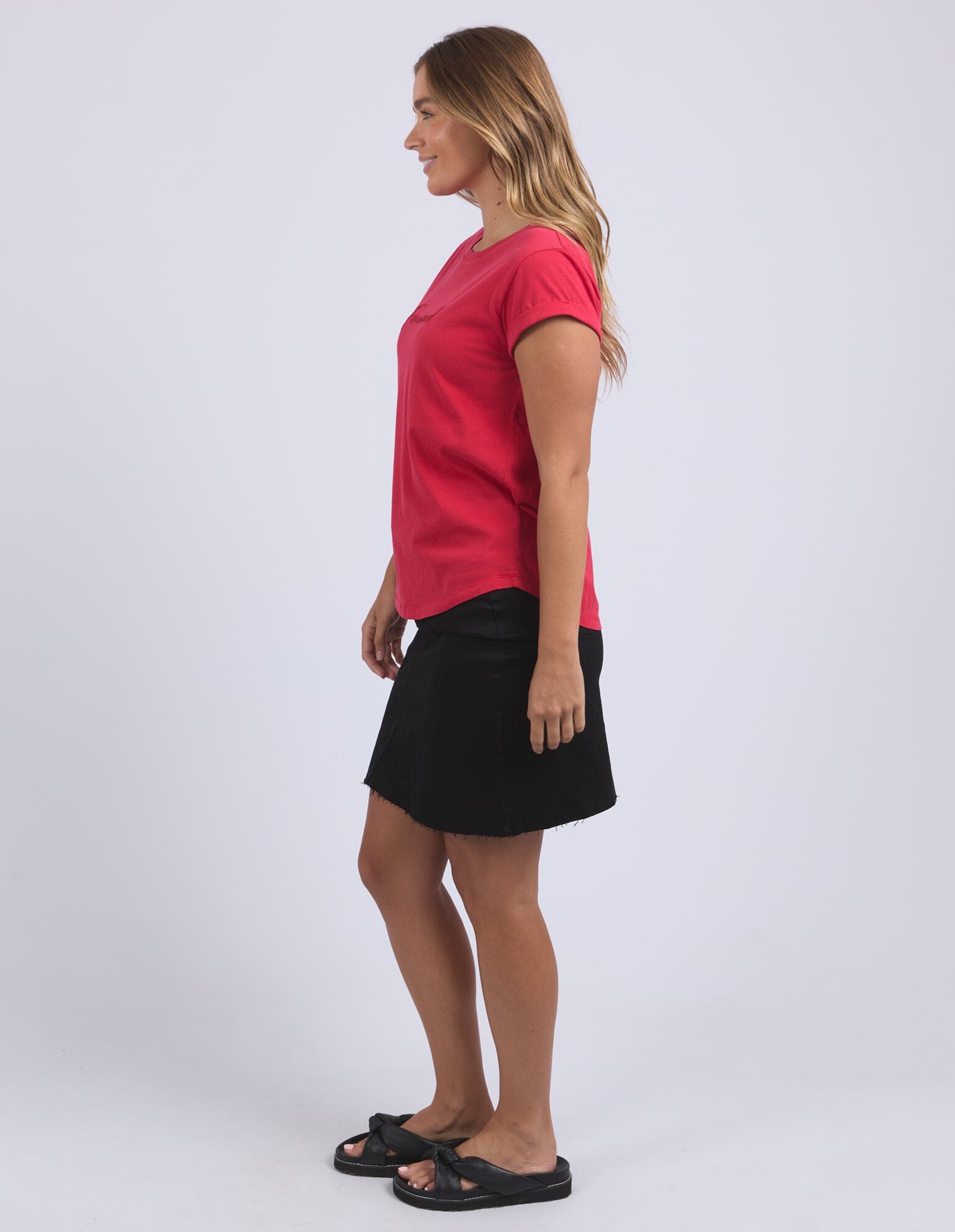 Signature Tee Crimson