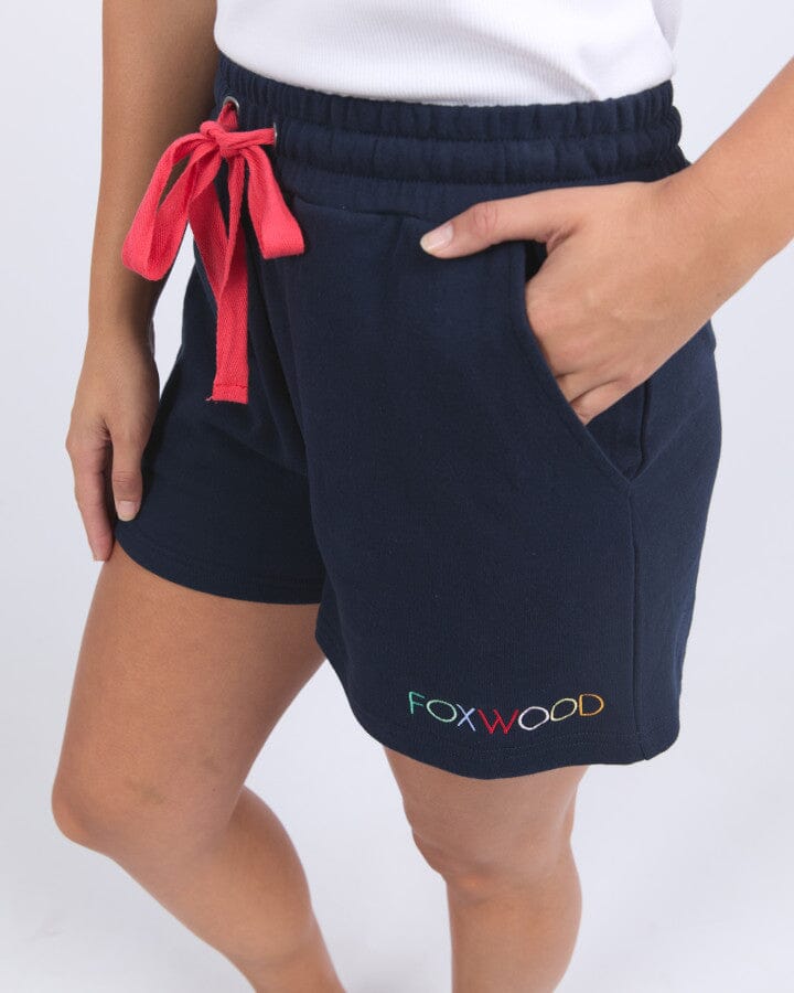 Simplified Confetti Short Navy