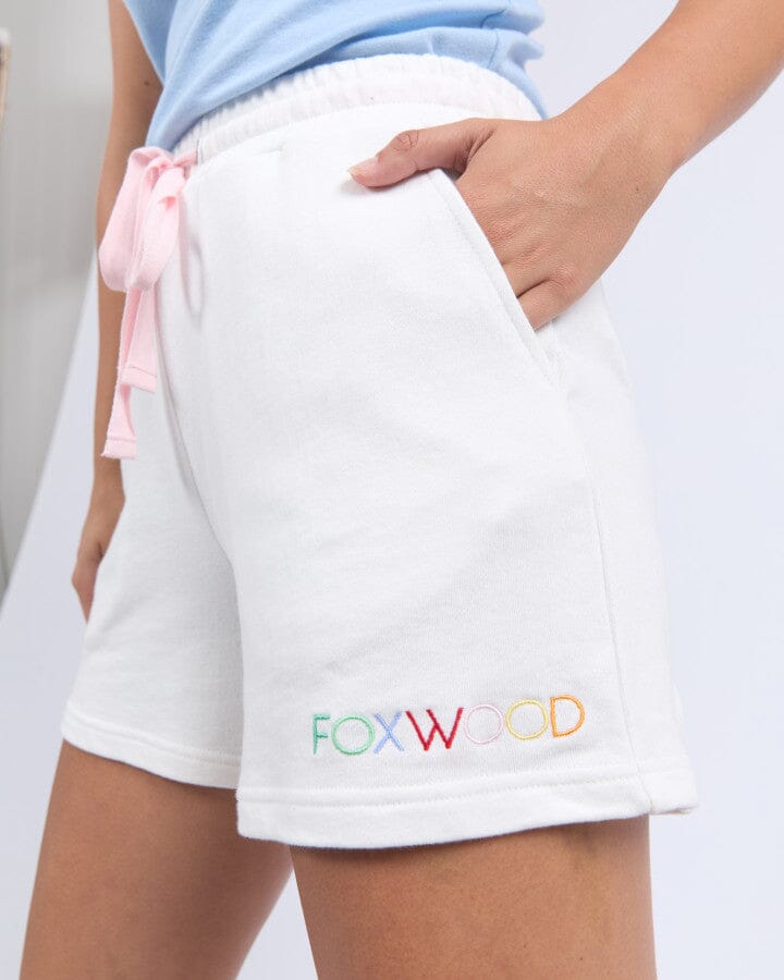 Simplified Confetti Short Vintage White