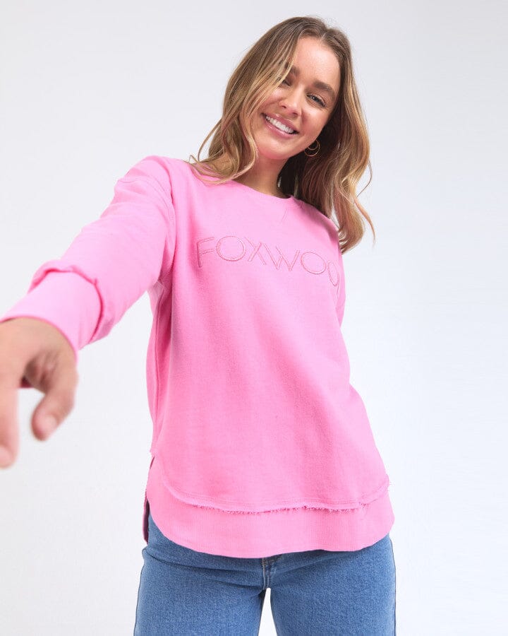 SIMPLIFIED METALLIC CREW  BUBBLEGUM