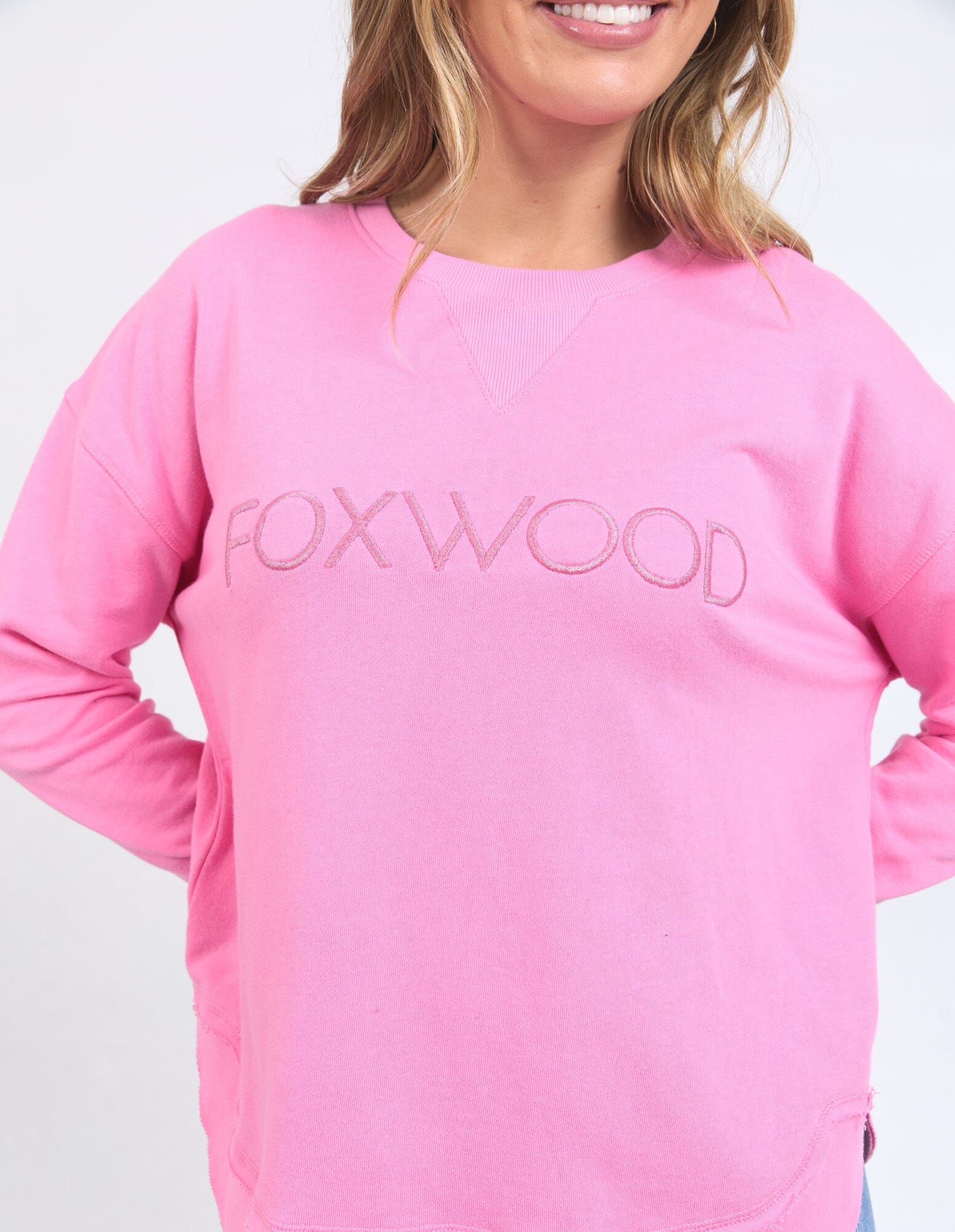 SIMPLIFIED METALLIC CREW  BUBBLEGUM