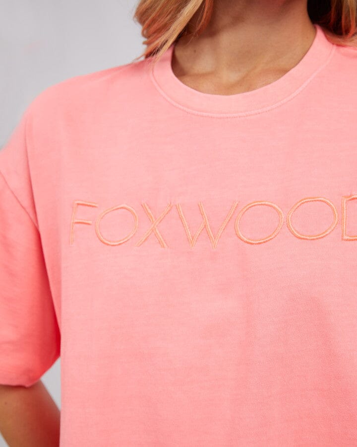 SIMPLIFIED TEE - NEON PINK