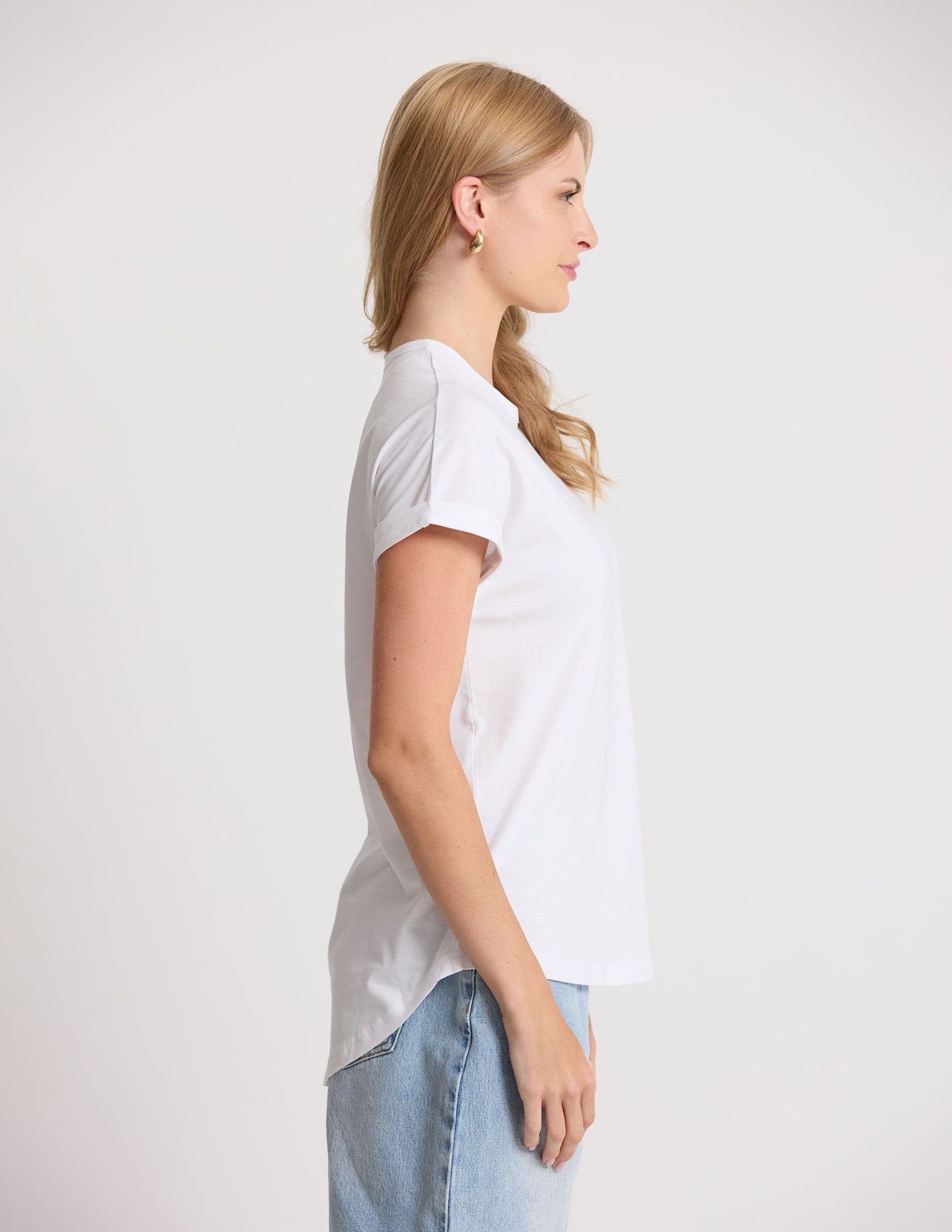Soho Cuff Crew White