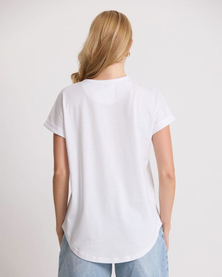 Soho Cuff Crew White