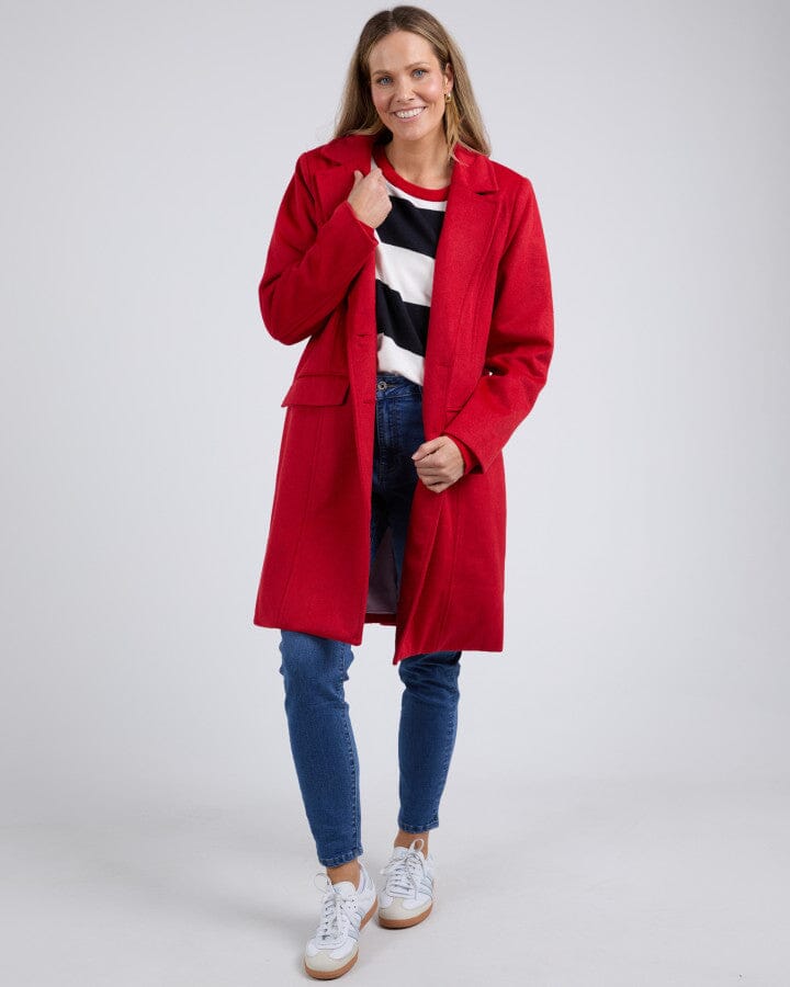 TAMSIN COAT POPPY
