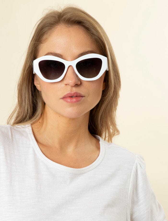 Thea Sunglasses White