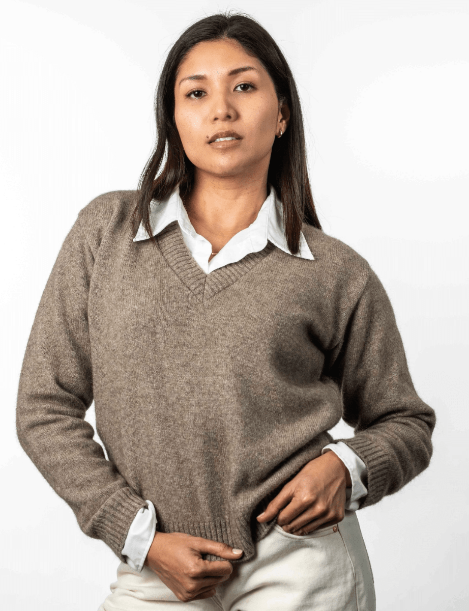 v neck jumper Mocka
