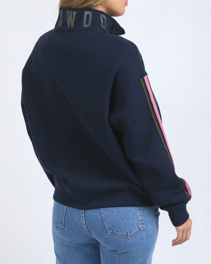VARSITY ZIP CREW NAVY