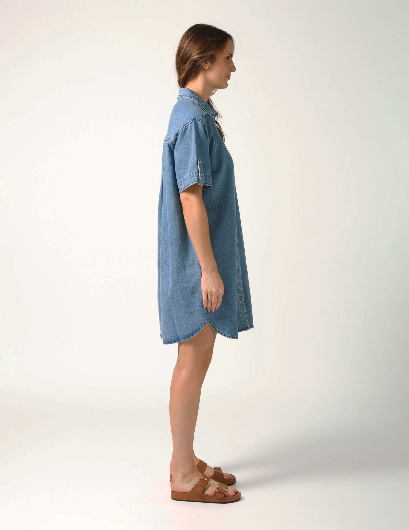 Vinnie Dress Blue Denim