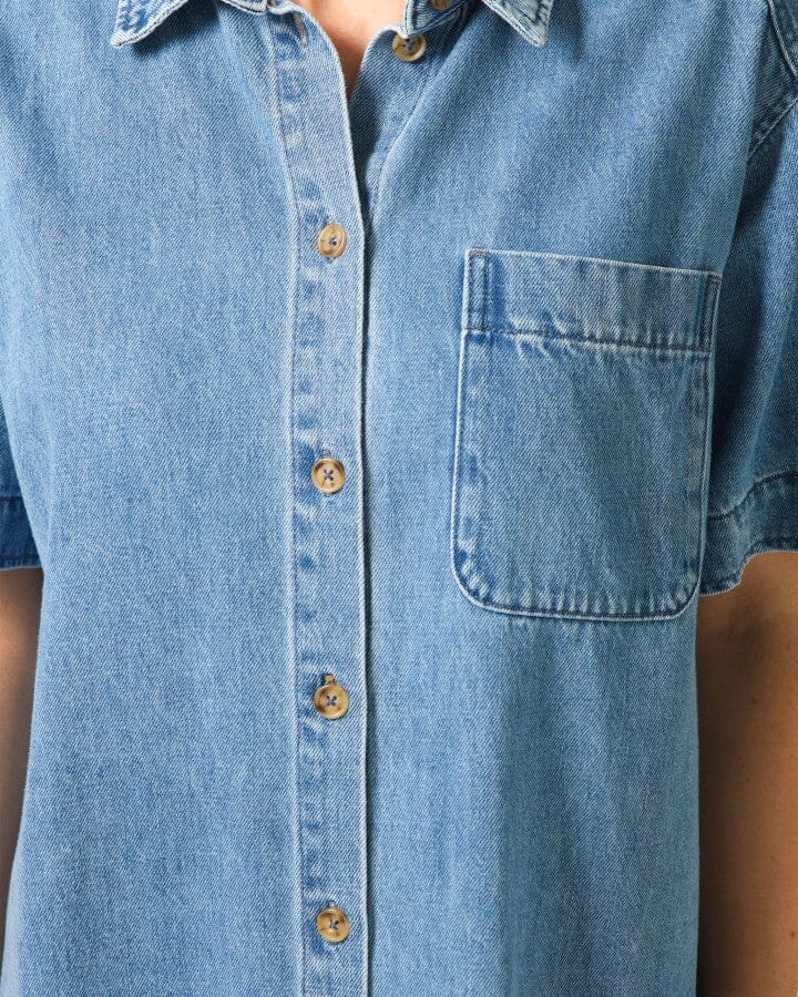 Vinnie Dress Blue Denim