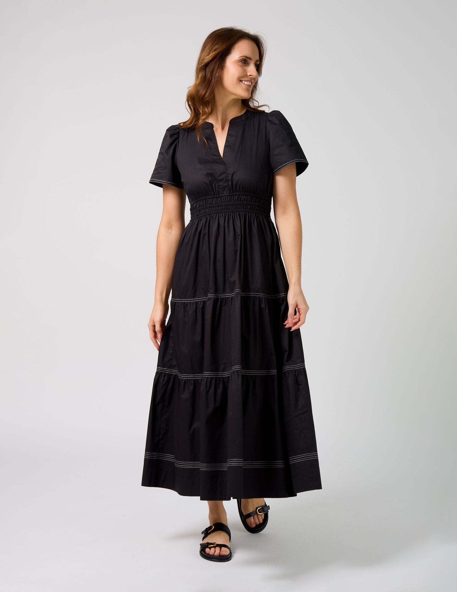 VITTORIA DRESS BLACK