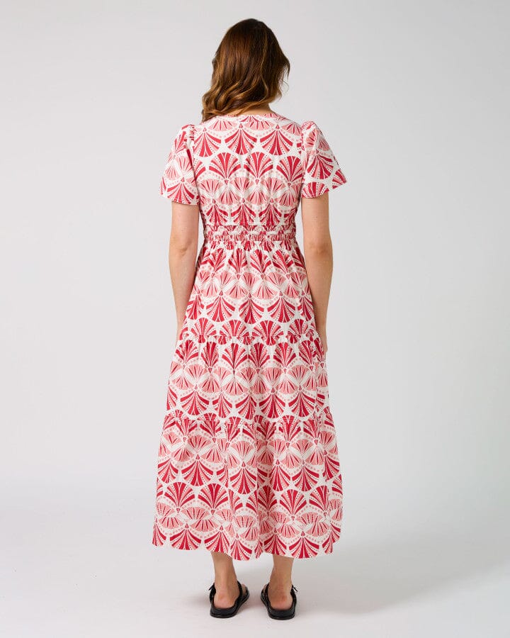 Vittoria Dress Sorbet In Sicily