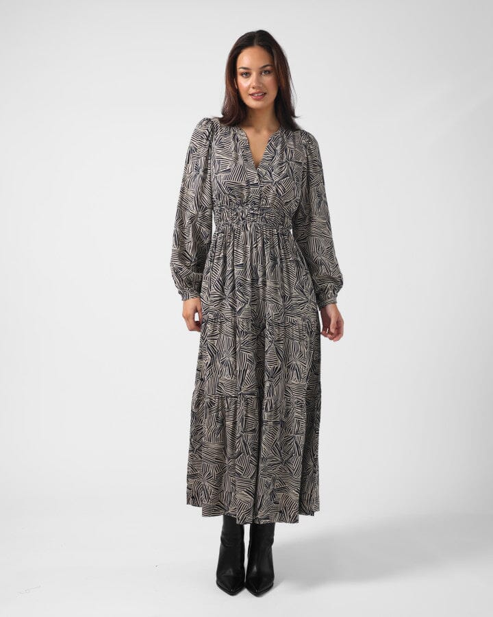 Vivienne Dress Bow Tied Indigo