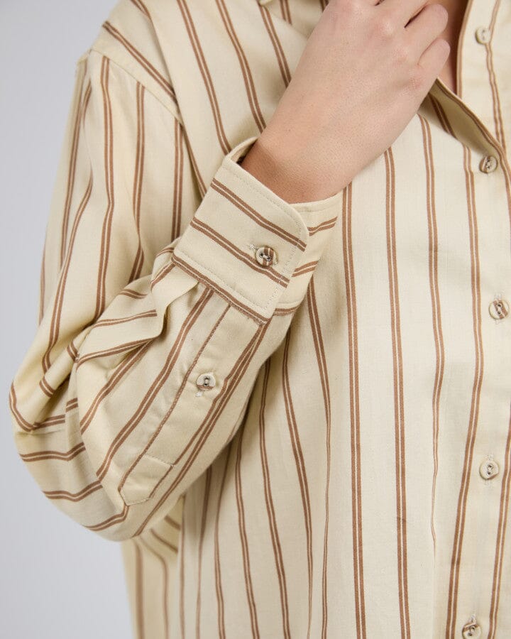 WALTER STRIPE SHIRT VINTAGE WHITE