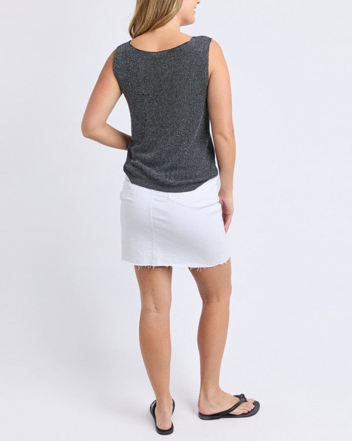 Whitby Knit Top Black