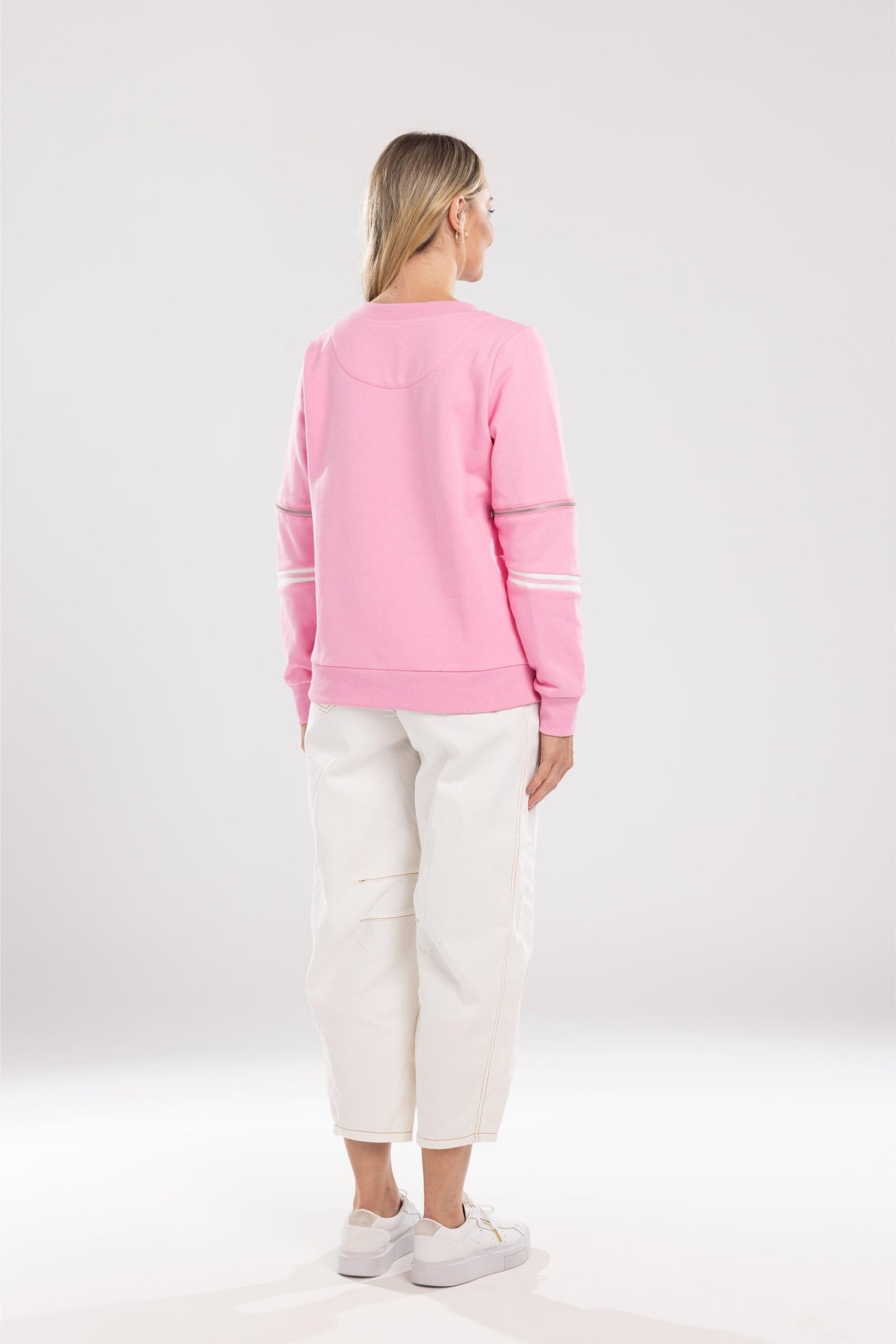 Zip Sweat Pink
